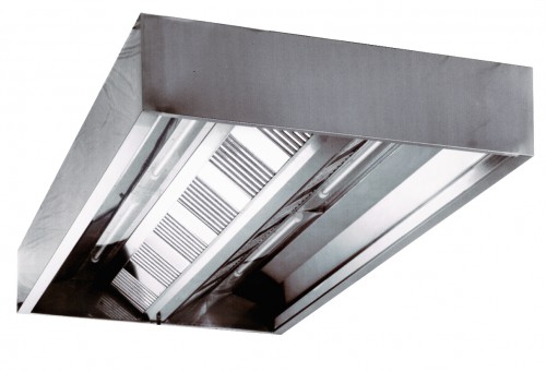 Wall Mounted Hood (Box-Form) 1800X1800X480 Mm,