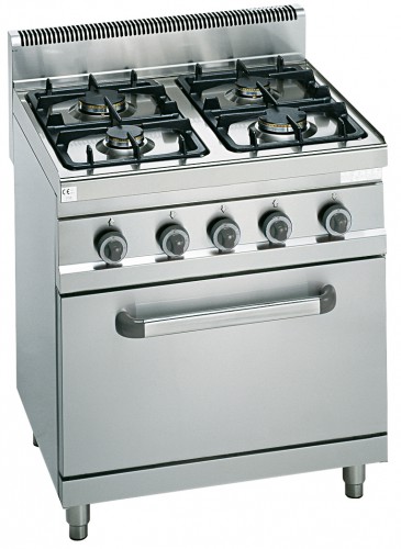 Range gas with 4 burners