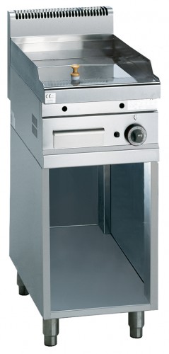 SMOOTH GAS GRIDDLE WITH CABINET