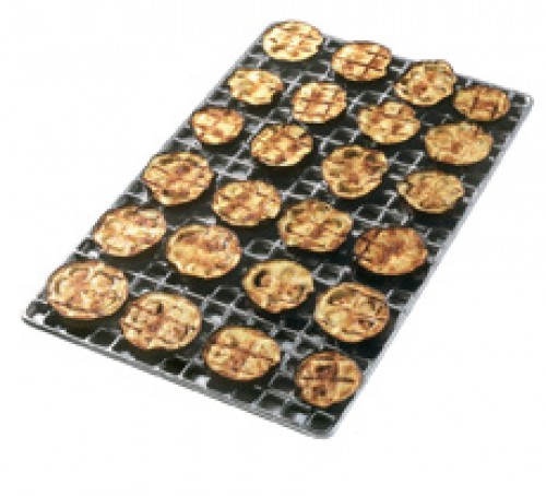 Special grid for cooking vegetables