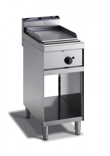 Fry top, gas with smooth surface