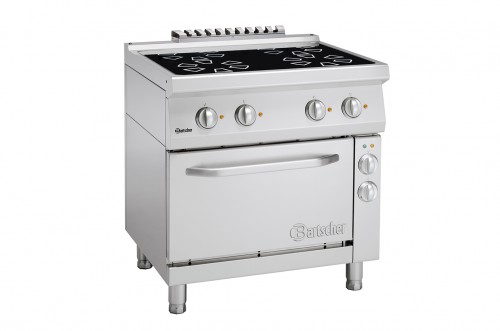 Cerane stove 700, 4 HTzon., electric oven