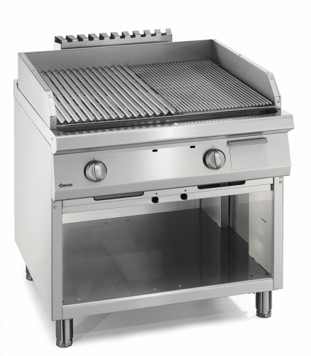 Lava rock grill, gas, 900, W900, open base unit