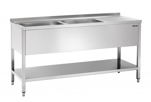 Sink centre, 700, W1600, 2 basins Right