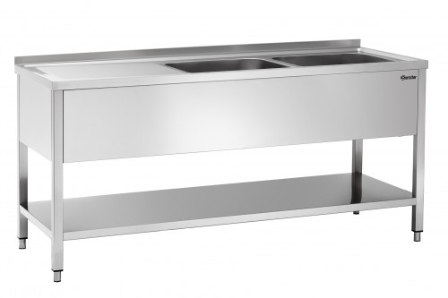Sink centre, 700, W1800, 2 basins Left
