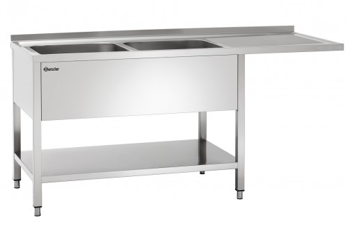 Sink centre, 700, W1800, 2 basins Left